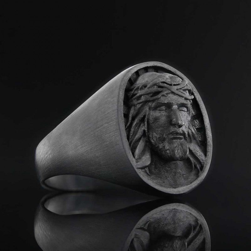 Jesus Engraved Ring by SWISS PLUS - Christian Collection - view 2