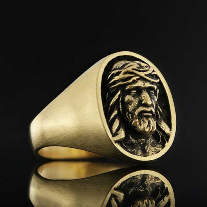 Jesus Engraved Ring by SWISS PLUS - Christian Collection - view 4