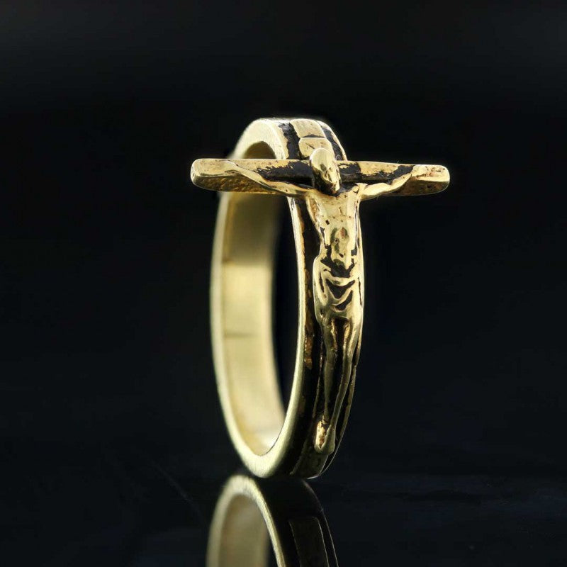 Jesus Crucified Ring - view 4