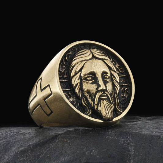 Jesus Silver Ring