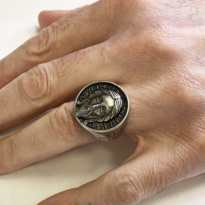 Jesus Silver Ring by SWISS PLUS - Christian Collection - view 5