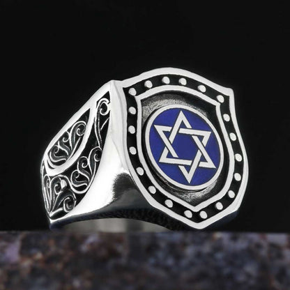 Jewish Magen David Rings by SWISS PLUS - Jewish Collection