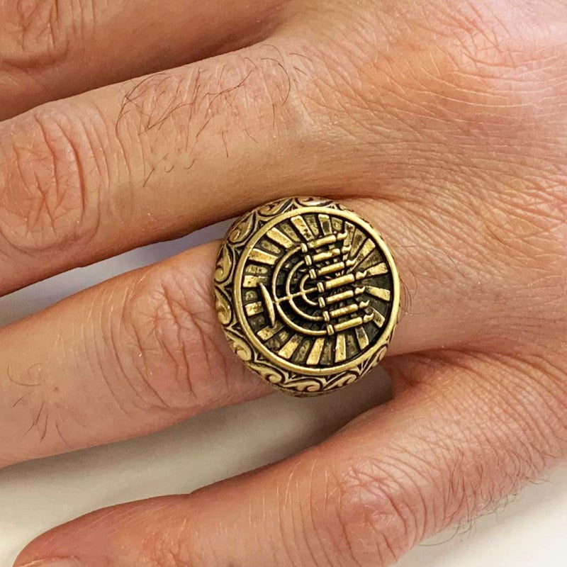 Hanukkah Menorah Ring - view 5