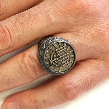 Hanukkah Menorah Ring by SWISS PLUS - Jewish Collection - view 6
