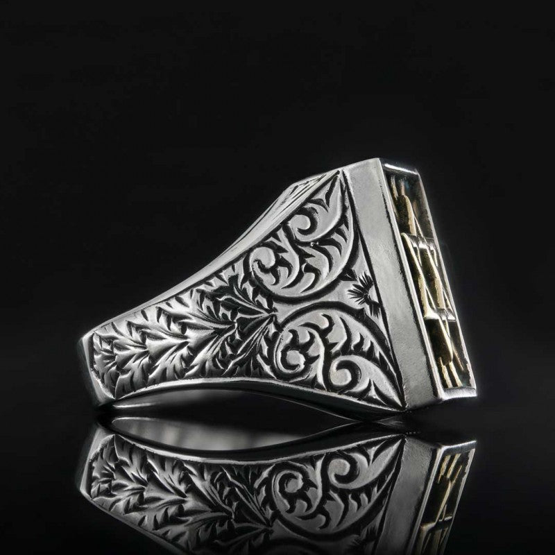Sterling Silver Magen David Jewish Ring - view 4