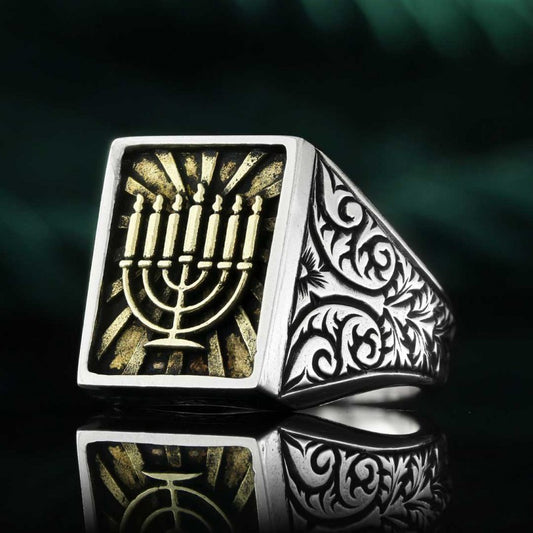 Menorah Isolated Ring - view 1