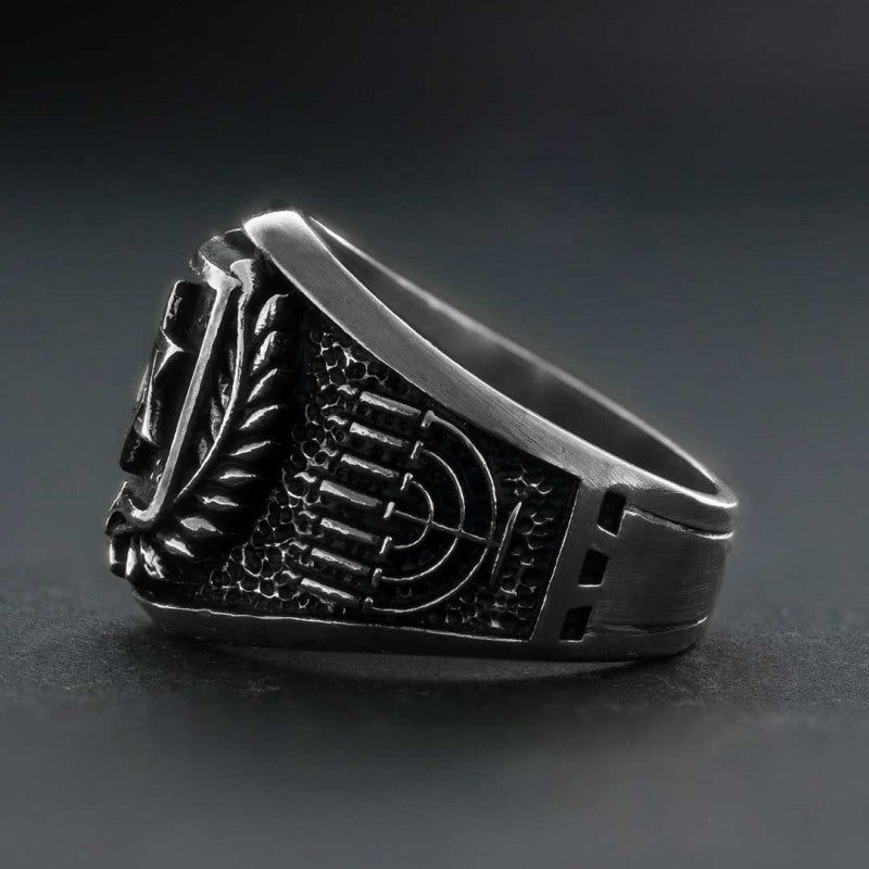 Star of David with Chai Ring by SWISS PLUS - Jewish Collection - view 2