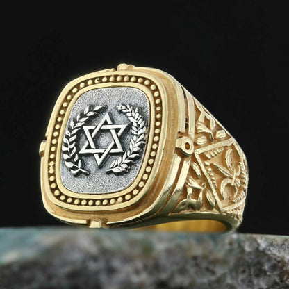 Star of David Ring by SWISS PLUS - Jewish Collection