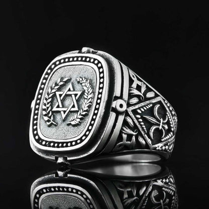 Star of David Ring by SWISS PLUS - Jewish Collection - view 3