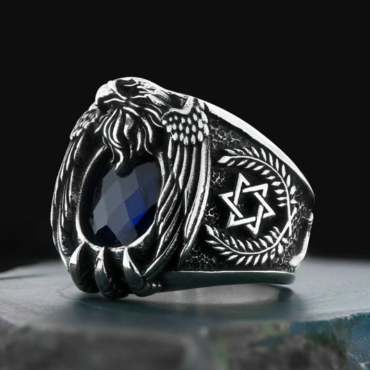 Eagle Jewish Ring - view 1