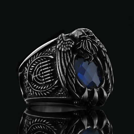 Eagle Jewish Ring - view 2