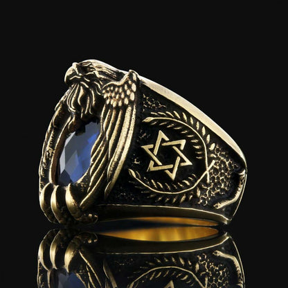 Eagle Jewish Ring by SWISS PLUS - Jewish Collection - view 4