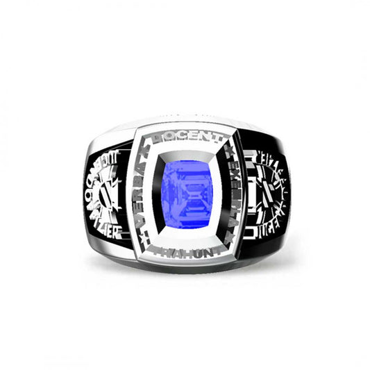 Jugendoffizier Germany Silver Ring by SWISS PLUS - Military Rings - view 2