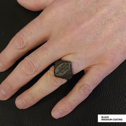 Kabbalah Ring, Kabbalah 925 Sterling Silver Ring, Star Kabbalah Ring, Adonai Ring, Kabbalah Jewelry, Religious Gifts by SWISS