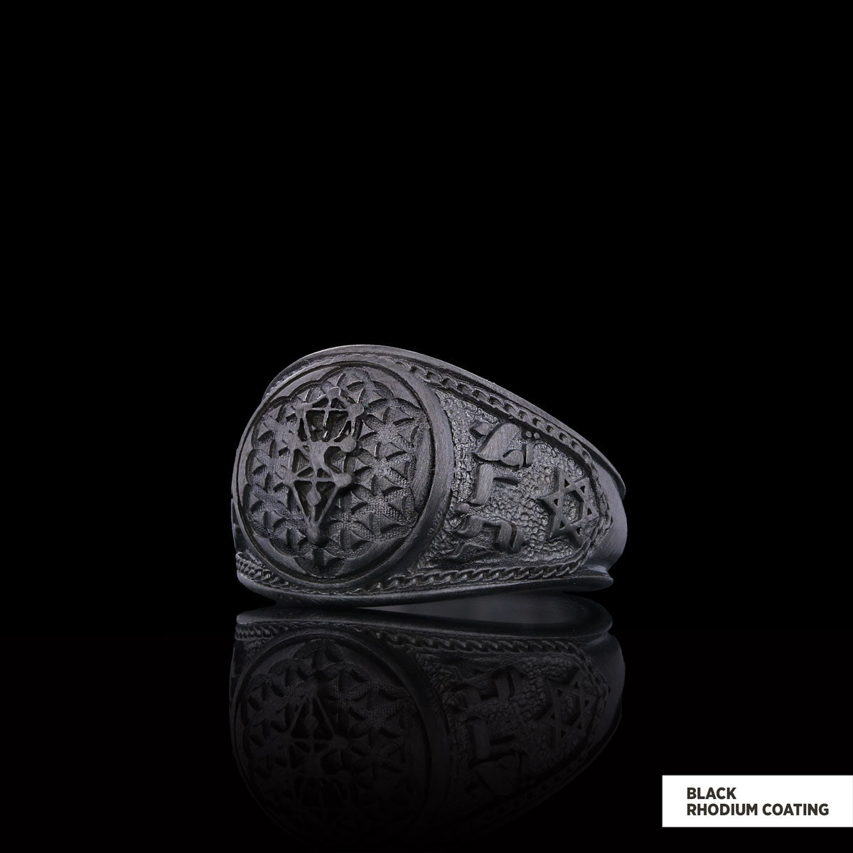 Kabbalah Silver Ring, Kabbalah Ring, Adonai Ring, Kabbalah Jewelry, Star Kabbalah Ring, Religious Gifts by SWISS PLUS - Uniqu