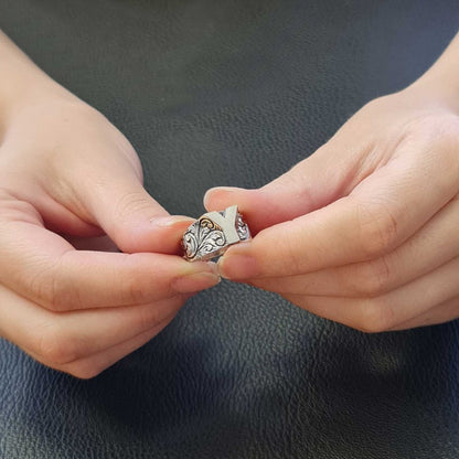 Bold Letter Y Monogram 925 Sterling Silver Women Ring by SWISS PLUS - Letter Collection - view 3