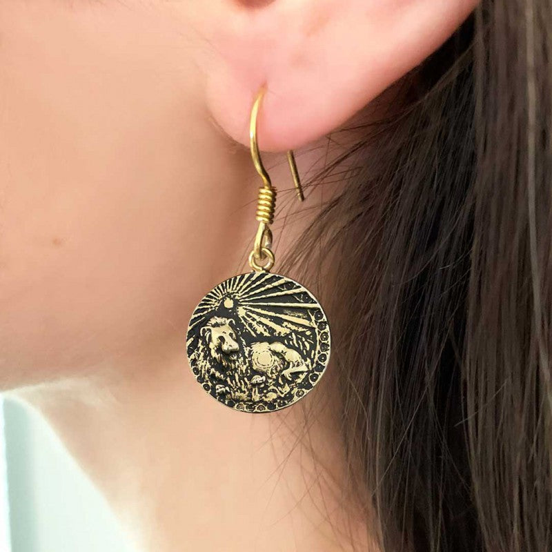 Leo Horoscope Earring