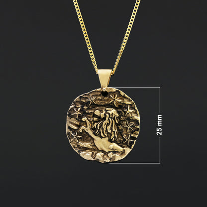 Leo Horoscope Pendant, Leo Zodiac Necklace, Fierce & Fearless, A Perfect Gift for Leos by SWISS PLUS - Zodiac Collection - vi