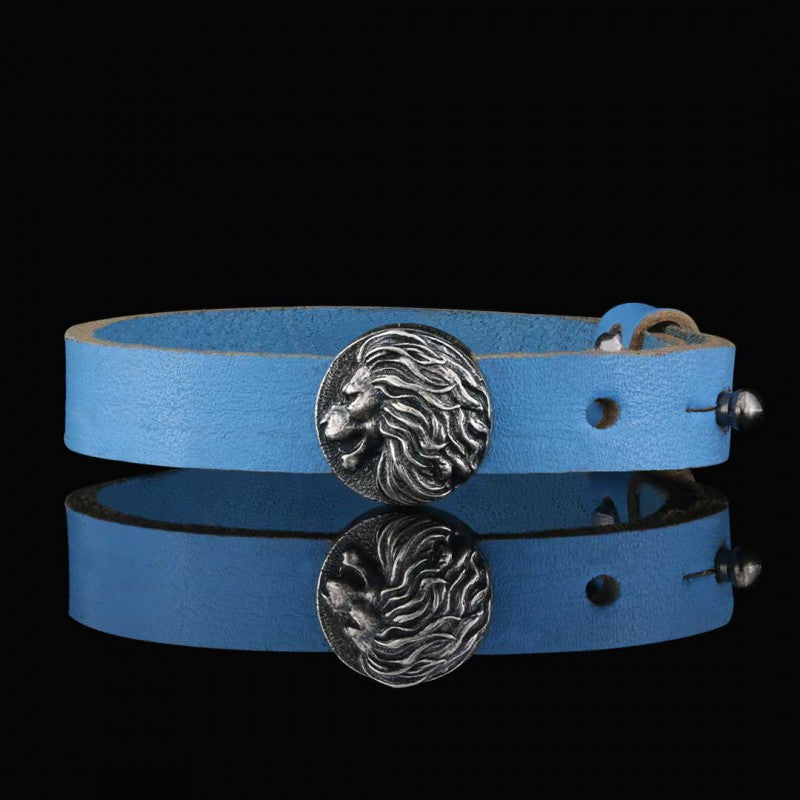 Leo Leather Bracelet by SWISS PLUS - Zodiac Collection - view 2