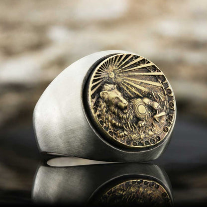 Leo Horoscope Ring by SWISS PLUS - Zodiac Collection
