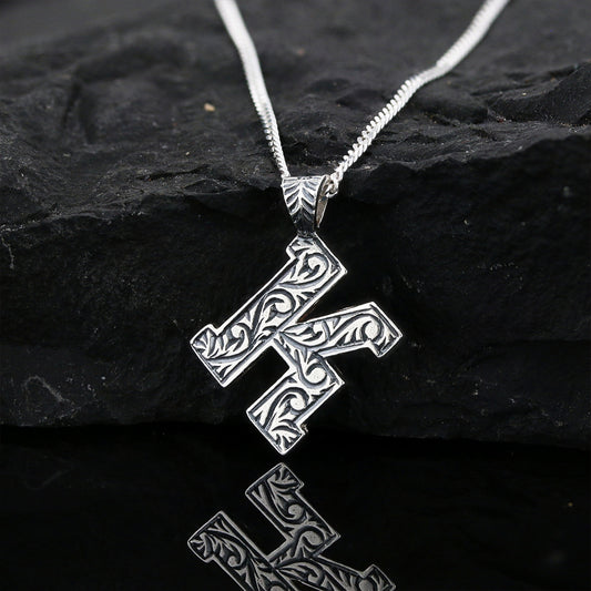 Letter  Handmade Special Design 925 Sterling Silver Monogram K Necklace