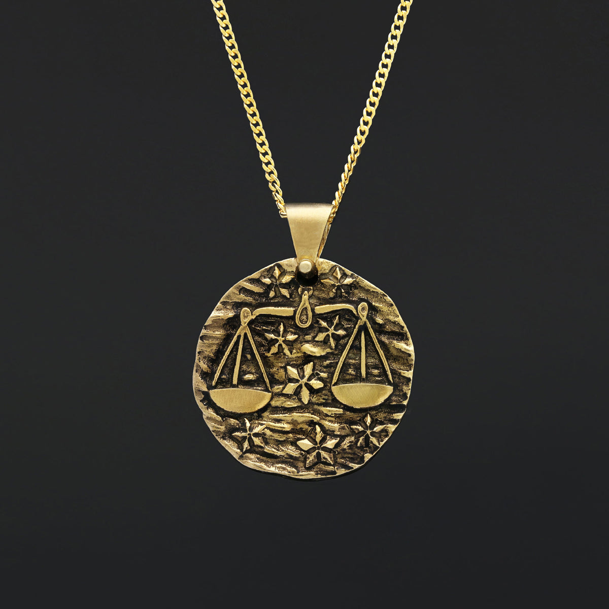 Libra Pendant, Zodiac Jewelry, Astrological Necklace, Personalized Gift by SWISS PLUS - Zodiac Collection - view 2