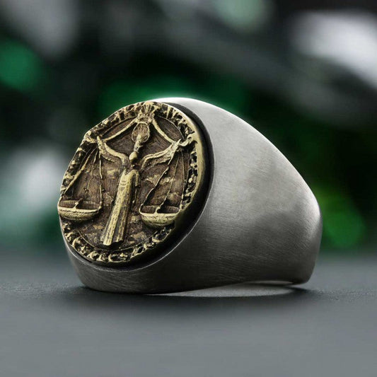 Libra Horoscope Ring