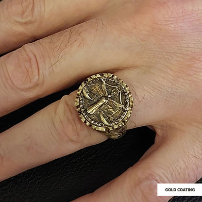 Libra Sign Ring, 925 Sterling Silver Libra Sign Ring by SWISS PLUS - Zodiac Collection - view 6