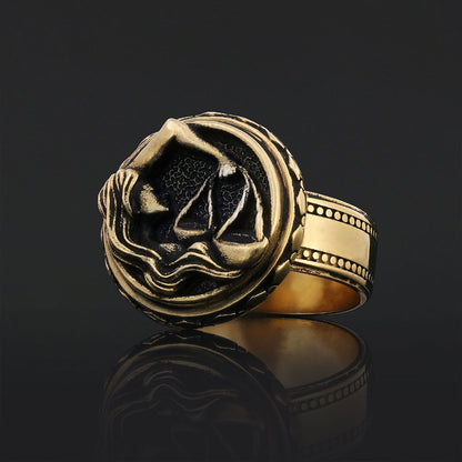 Libra Zodiac Silver Ring by SWISS PLUS - Zodiac Collection - view 6