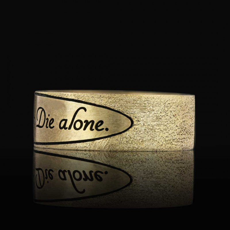 Live together Motto Band Ring - view 5