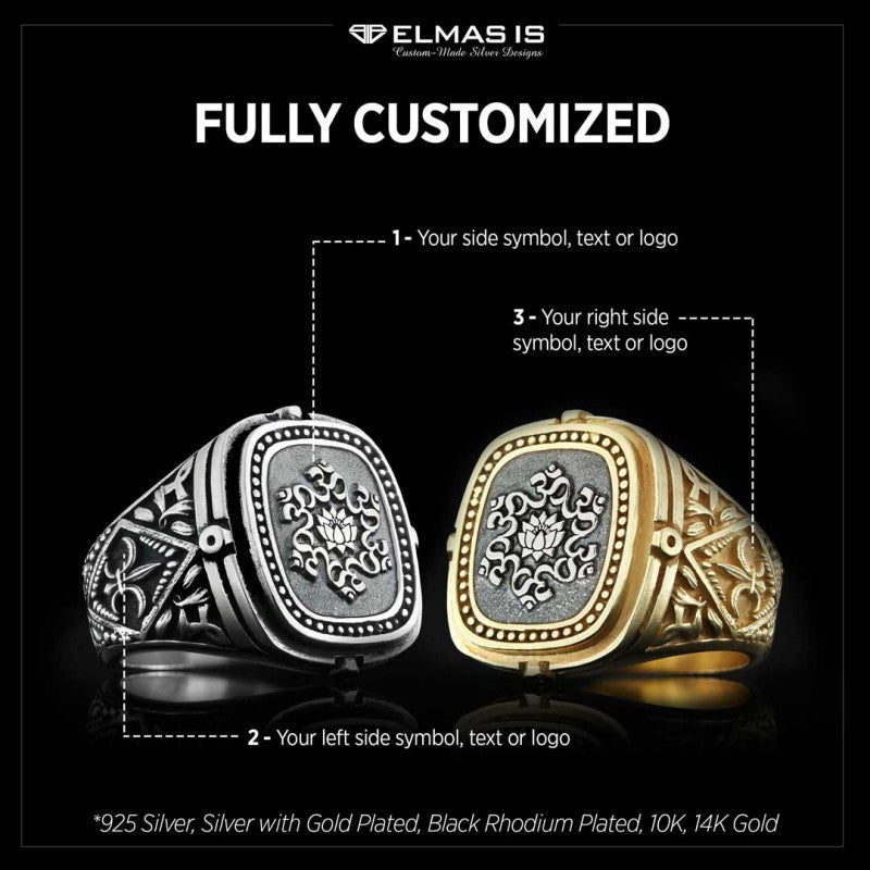 Lotus Buddha Ring by SWISS PLUS - Buddhist Jewelry Collection - view 5