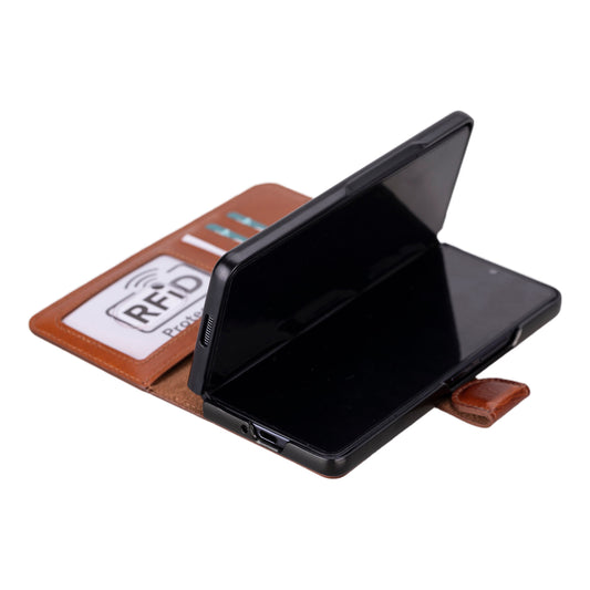 Wallet ID Leather Google Pixel 10 Pro Fold Folio Case