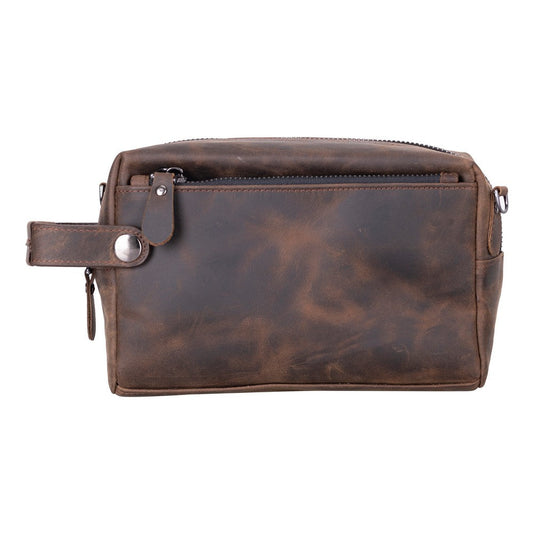 Tiger Leather Dopp Kit