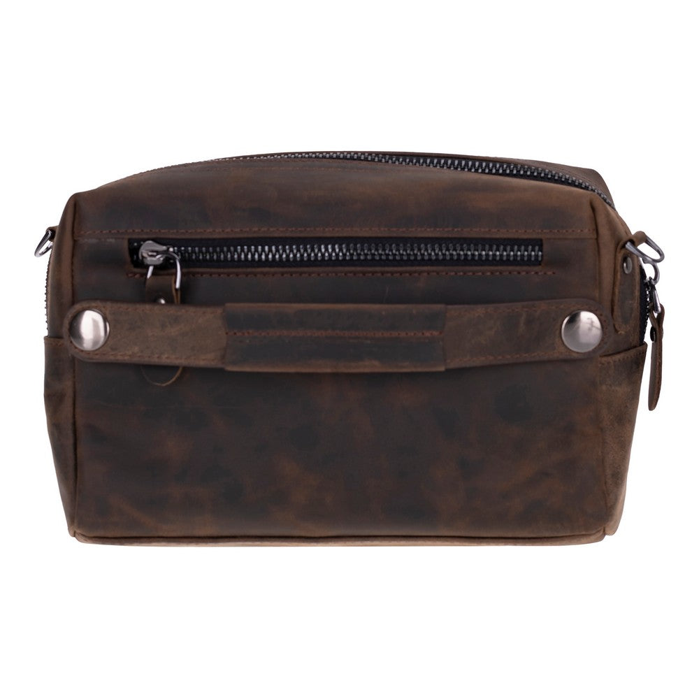 Tiger Leather Dopp Kit