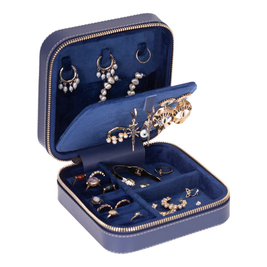 Boîte à bijoux en cuir Amanda
