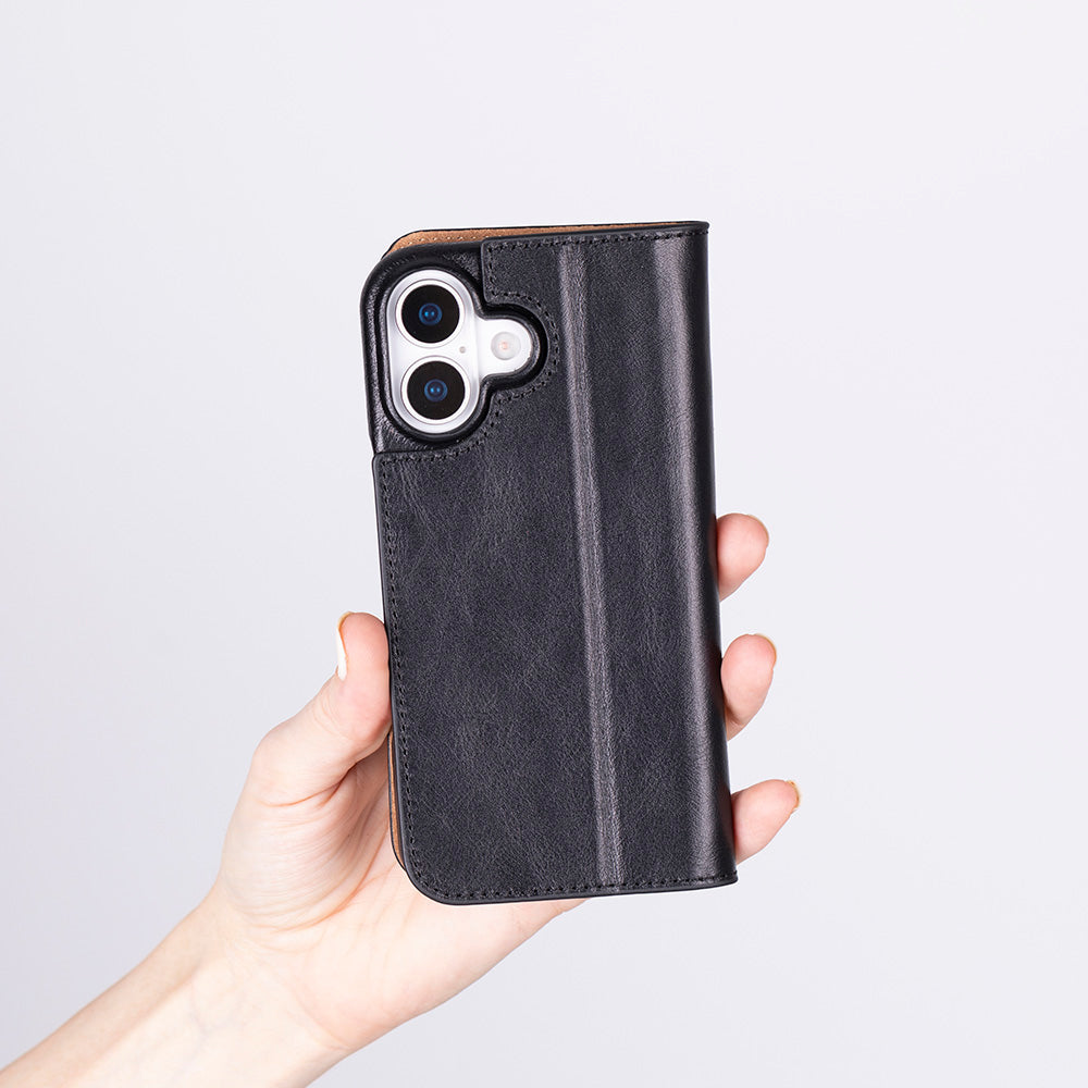 Sonat Leather iPhone 17 Folio Case
