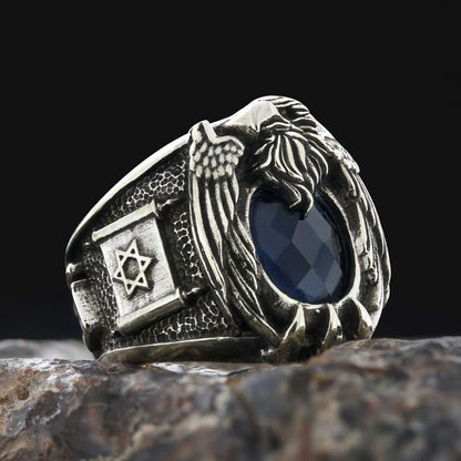 Unique Magen David Jewish Ring by SWISS PLUS - Jewish Collection
