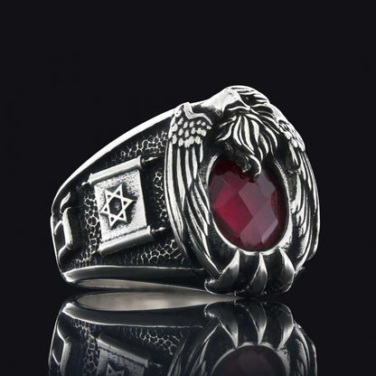 Unique Magen David Jewish Ring by SWISS PLUS - Jewish Collection - view 3