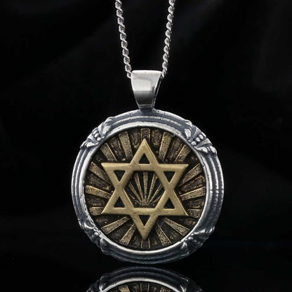 Magen David Pendant by SWISS PLUS - Jewish Collection - view 3