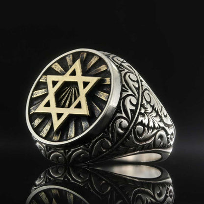 Magen David Ring by SWISS PLUS - Jewish Collection - view 3