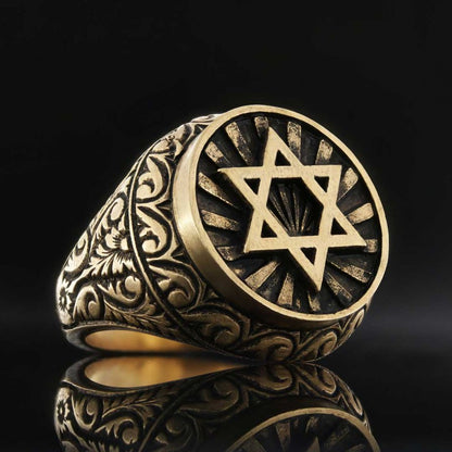 Magen David Ring by SWISS PLUS - Jewish Collection - view 4