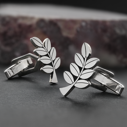 Acacia Masonic Cufflink by SWISS PLUS - Mason Collection
