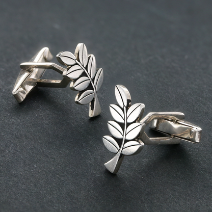 Acacia Masonic Cufflink by SWISS PLUS - Mason Collection - view 3