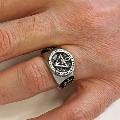 Rosae Crucis Masonic Ring by SWISS PLUS - Mason Collection - view 5