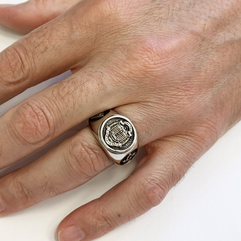 Masonic Ring, Custom Masonic Ring for Men, Master Mason Signet Ring - view 7