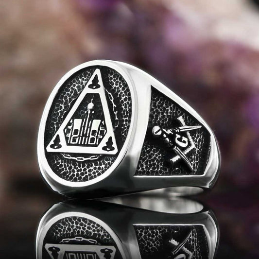 Acacia Masonic Ring, Free Masonic Ring, Master Mason Ring - view 1