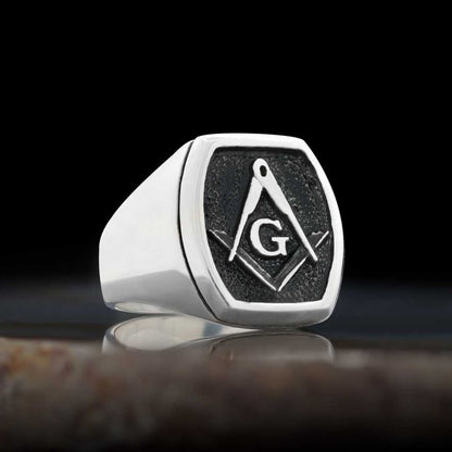 Lodge Masonic Ring, Masonic Rings, Freemason Ring, Free Mason Ring, Mens Masonic Rings, Masonic Jewelry by SWISS PLUS - Mason