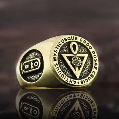 Rosae Crucis Masonic Ring by SWISS PLUS - Mason Collection