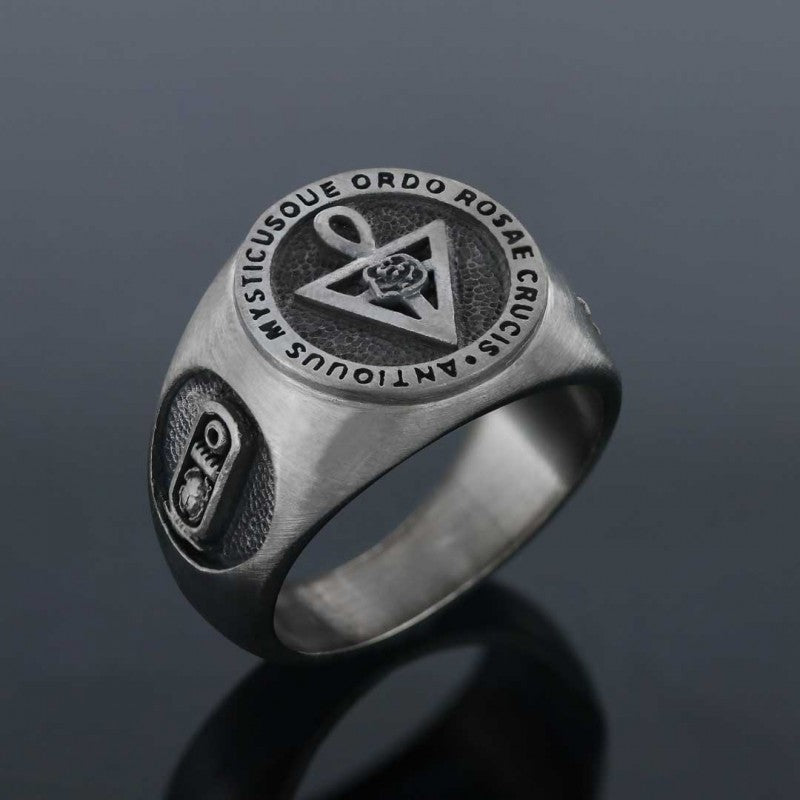 Rosae Crucis Masonic Ring by SWISS PLUS - Mason Collection - view 2