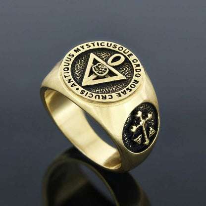 Rosae Crucis Masonic Ring by SWISS PLUS - Mason Collection - view 4
